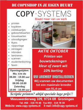 advertentie De Oosterpoorter oktober 2019